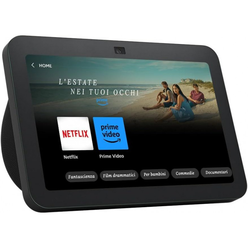 Echo Show 8 (3 Gen) | HD Smart Touch Display with Spatial Audio, Smart Home Hub, and Alexa | Charcoal