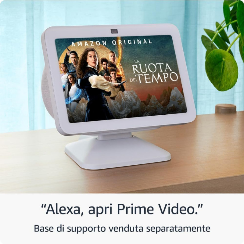 Echo Show 8 (3 Gen) | HD Smart Touch Display with Spatial Audio, Smart Home Hub, and Alexa | Charcoal