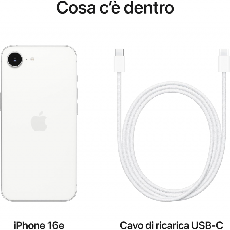Apple iPhone 16e (256GB) - Bianco Apple iPhone 16e (256GB) - Bianco