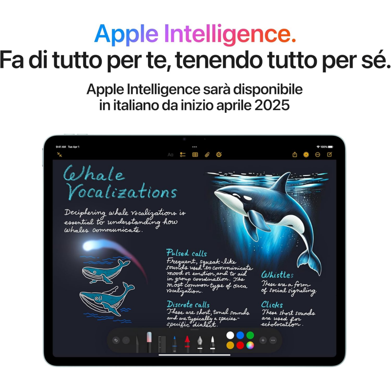 Apple iPad Air 2025 (WiFi, M3 Chip, 11", 128GB) - Grigio siderale Apple iPad Air 2025 (WiFi, M3 Chip, 11", 128GB) - Grigio siderale