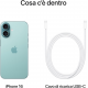 Apple iPhone 16 (256GB) - Azzurro Apple iPhone 16 (256GB) - Azzurro