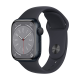 Apple Watch Series 8 (GPS, 41mm) - cassa in alluminio color mezzanotte con M/L Cinturino Sport color mezzanotte