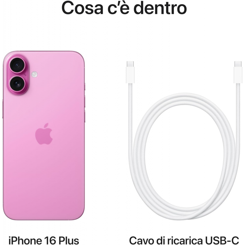 Apple iPhone 16 Plus (256GB) - Rosa Apple iPhone 16 Plus (256GB) - Rosa