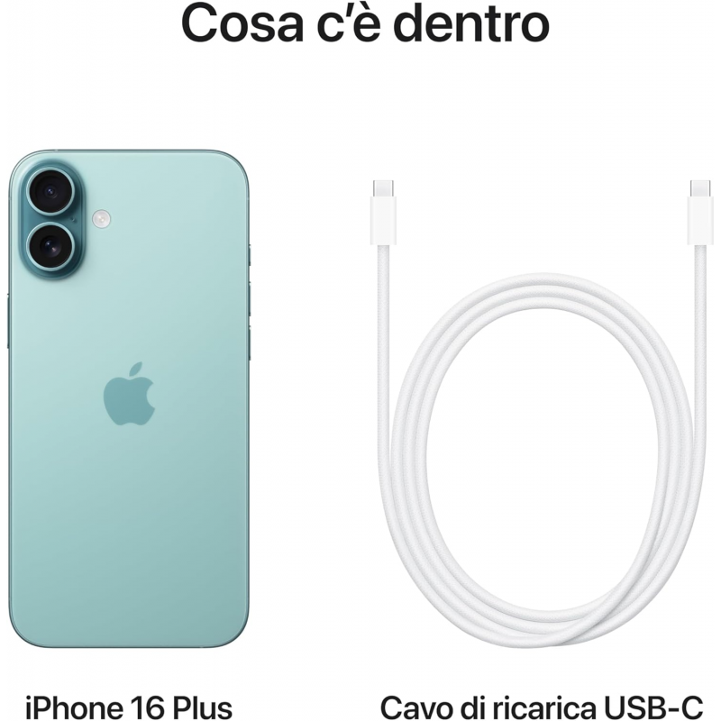 Apple iPhone 16 Plus (256GB) - Azzurro Apple iPhone 16 Plus (256GB) - Azzurro