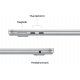 Apple MacBook Air 2025 (13" M4, 16 GB + 512 GB) - Argento Apple MacBook Air 2025 (13" M4, 16 GB + 512 GB) - Argento