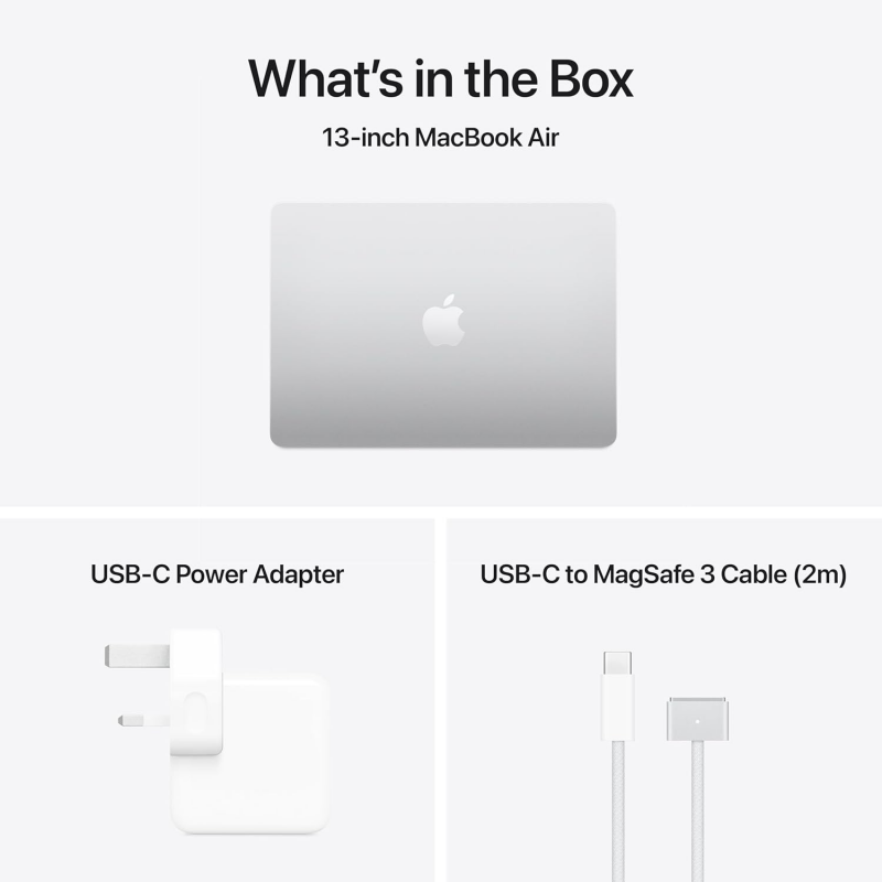 Apple MacBook Air 2025 (13" M4, 16 GB + 512 GB) - Argento Apple MacBook Air 2025 (13" M4, 16 GB + 512 GB) - Argento