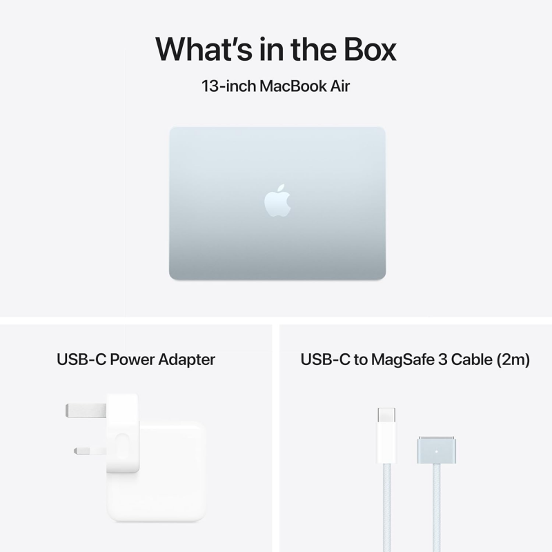 Apple MacBook Air 2025 (15,3" M4, 16 GB + 512 GB) - Celeste Apple MacBook Air 2025 (15,3" M4, 16 GB + 512 GB) - Celeste