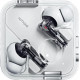 Nothing Ear cuffie bluetooth con Integrazione di ChatGPT, Audio Hi-Res, Cancellazione attiva del rumore intelligente, Equalizzatore avanzato e fino a 40.5 ore di ascolto - Bianco