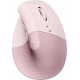 Logitech Lift Mouse Ergonomico Verticale, Senza Fili - Rosa