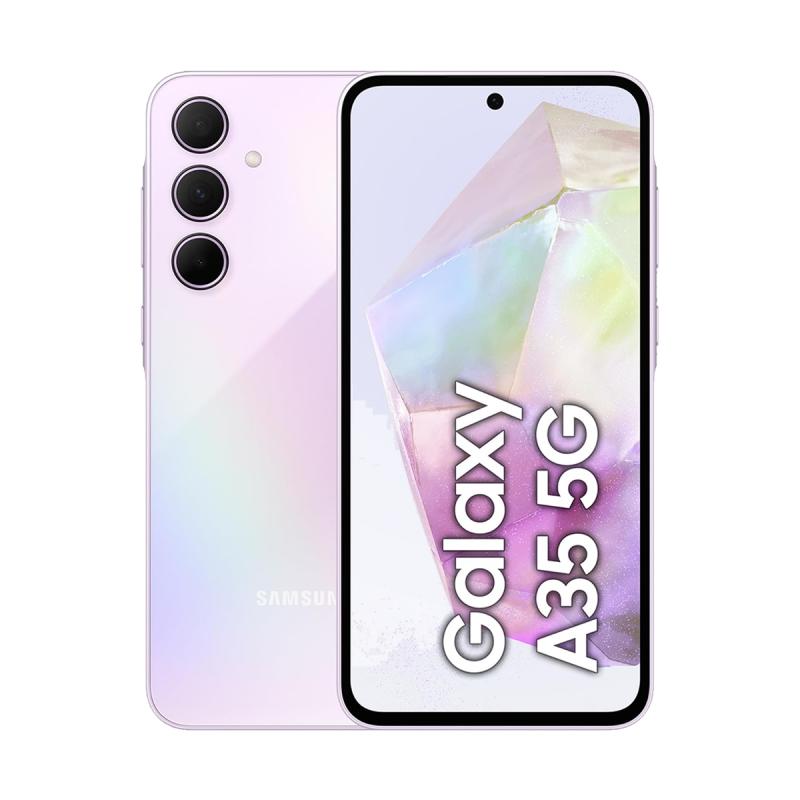 Samsung Galaxy A35 5G Smartphone (Dual-SIMs, 8+128GB) - Awesome Lilac Samsung Galaxy A35 5G Smartphone (Dual-SIMs, 8+128GB) - Awesome Lilac