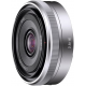 Sony E Mount - Obiettivo a focale fissa APS-C 16mm F2.8 (Argento)