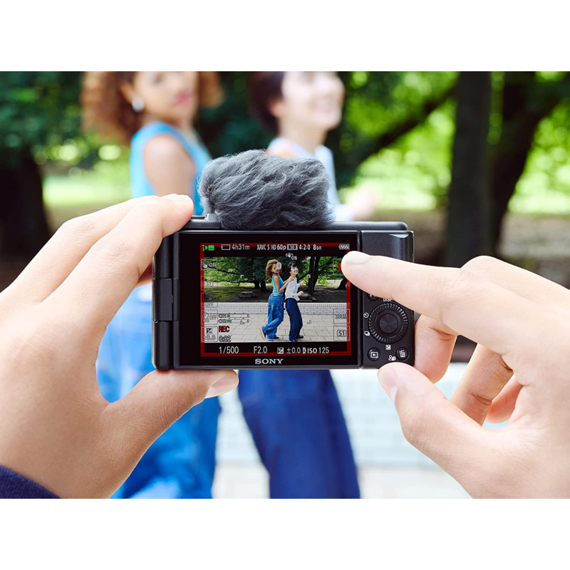 Fotocamera per vlogging Sony ZV-1F (nero)